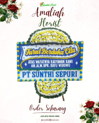 Papan Bunga Duka di Wonosalam