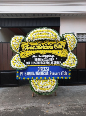 Papan Bunga Duka di Wonosalam